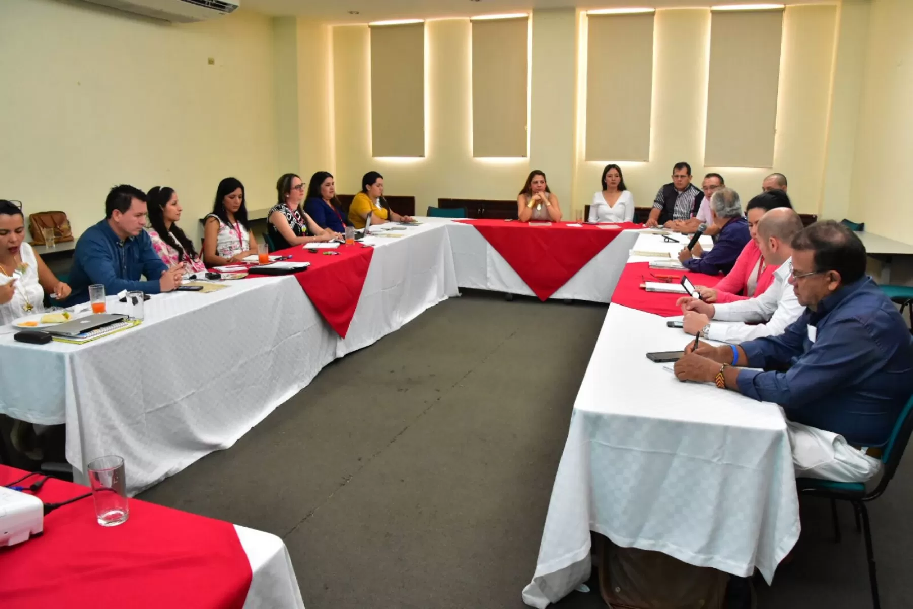 El Gabinete Departamental se reunió con las directivas de la Cámara de Comercio de Casanare (CCC), en aras de realizar un contexto general sobre el desarrollo sostenible de la región.